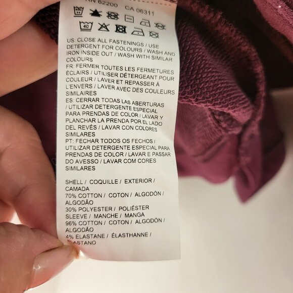 Puma Evo Hooded Womans Pullover Sweatshirt S Plum Size S NWT MSRP $70 - Picture 7 of 11